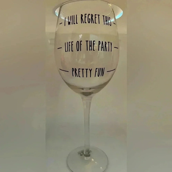 Two’s Company | funny wine glass. - Picture 1 of 10